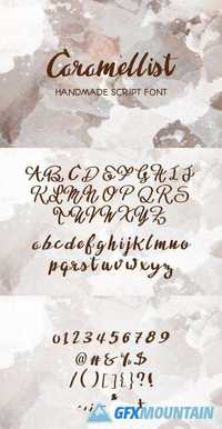 Caramellist Handmade Script Font