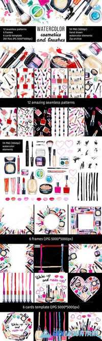Watercolor cosmetic collection 677953