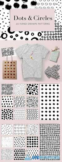 Dots and Circles: 20 Patterns  634831