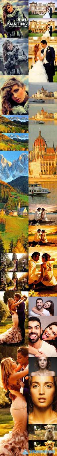 GraphicRiver - Real Painting Photoshop Action 16132938