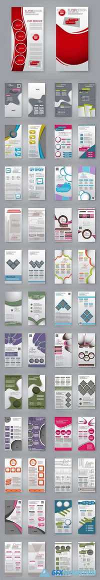 Booklet flyer modern design