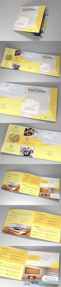 Indesign Brochure yellow theme 689555