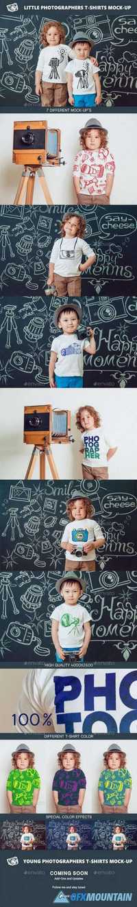 GraphicRiver - Little Photographers T-Shirt Mock-Up - 16439713