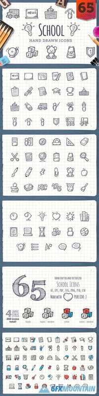 School - Hand Drawn Icons 715087