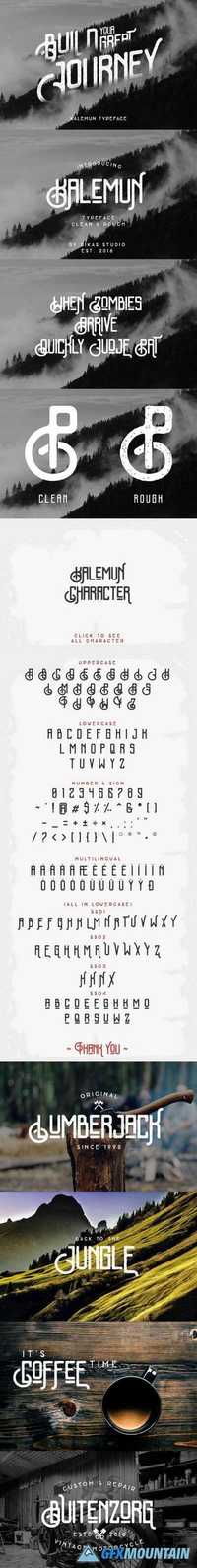 Kalemun Typeface
