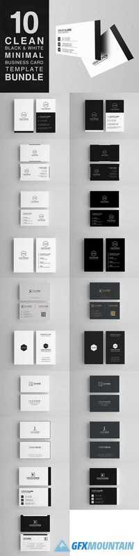 10 Clean Minimal Business Cards 720418