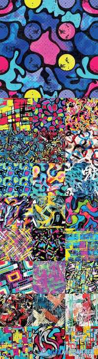 Seamless patterns of graffiti background