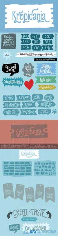Kropicania Font Family