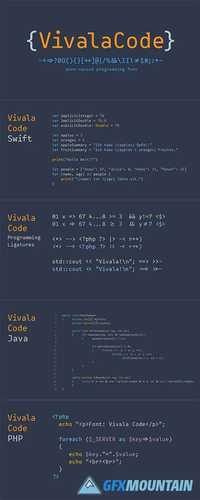 Vivala Code Font Family