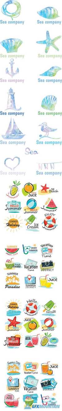 Summer signs and logo