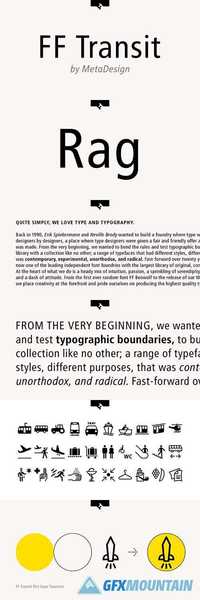 FF Real Font Family