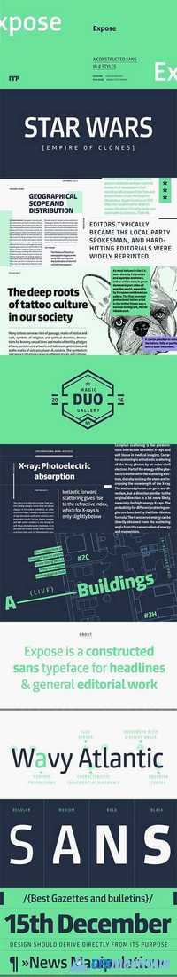Expose Font Family