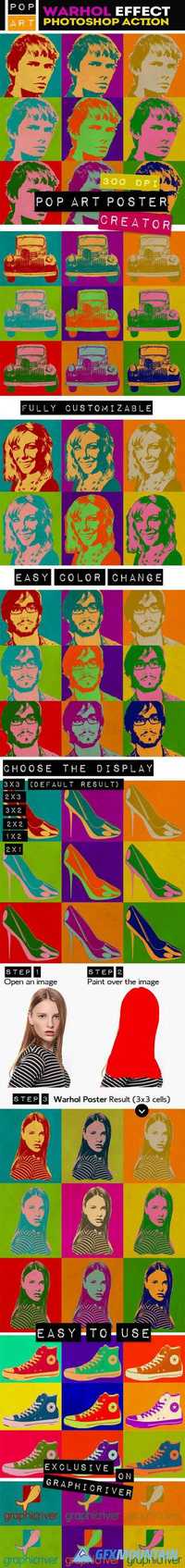Pop Art Poster Maker - Warhol Effect 10609366