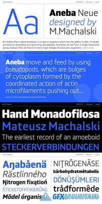 Aneba Neue Font Family