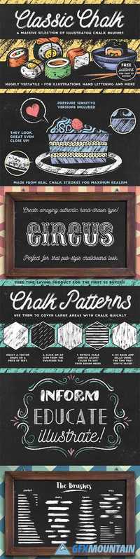  Classic Chalk - Brushes + FREE item!  744644 