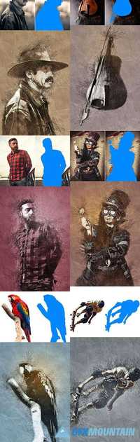GraphicRiver - Hand Draw - Photoshop Action 17278498