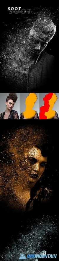 GraphicRiver - Soot Photoshop Action 17349361
