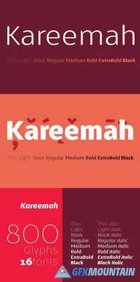 Kareemah Font Family