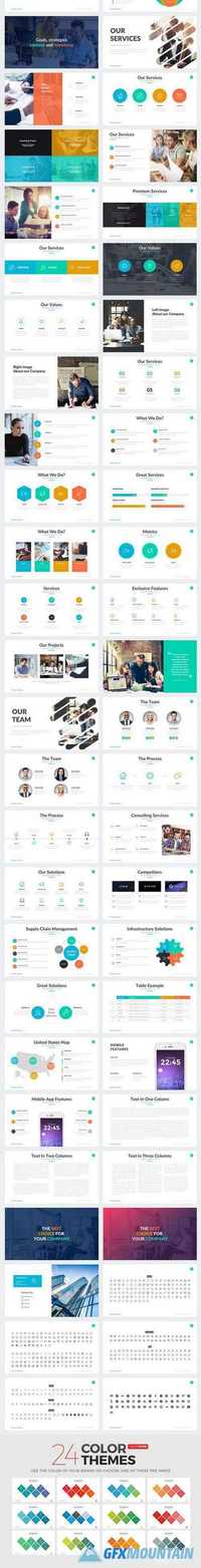 Company Profile Powerpoint Template 800462