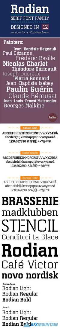Rodian Serif Typeface