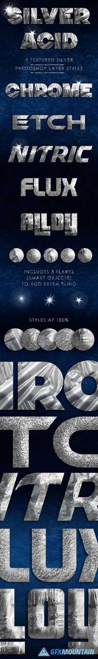 GraphicRiver - Silver Acid Layer Styles 17371222