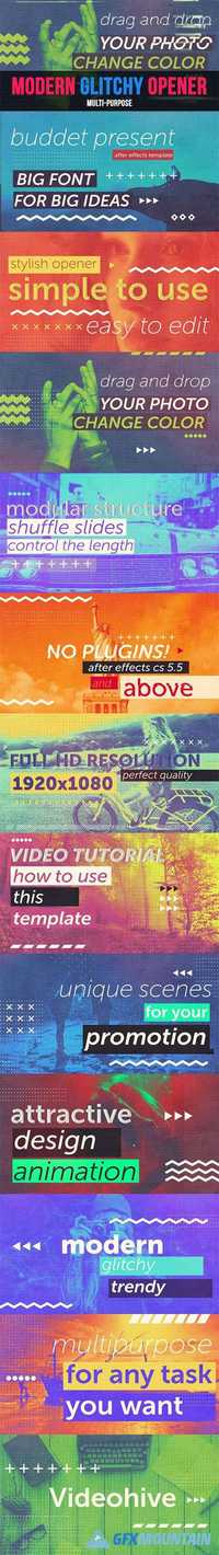 Videohive - Modern Glitchy Opener - 17303615