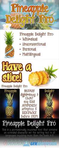 Pineapple Delight Pro Font
