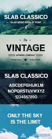 Slab Classico - Vintage Serif Slab