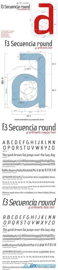 f3 Secuencia Round font