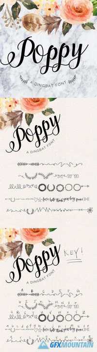 Poppy Script Font