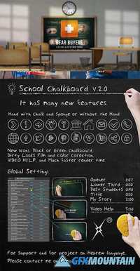 Videohive School Chalkboard 4228561