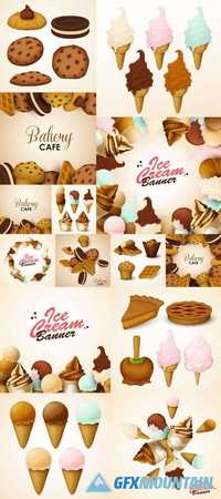 Ice Cream & Bakery Backgrounds