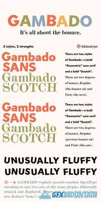 Gambado Font Family
