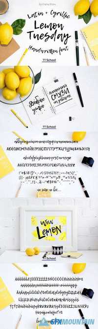 Lemon Tuesday Handwritten Font