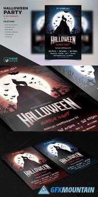 Halloween Party Flyer Template 924015