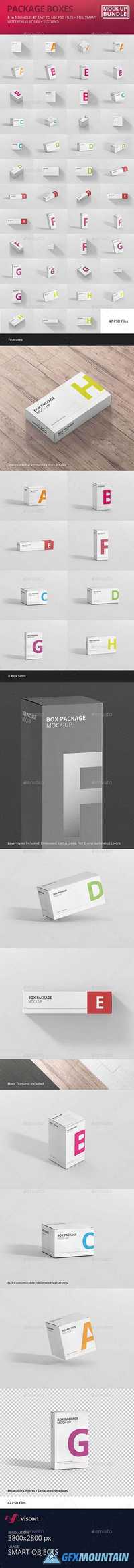 GraphicRiver - Package Box Mock-Up Bundle - 17553329
