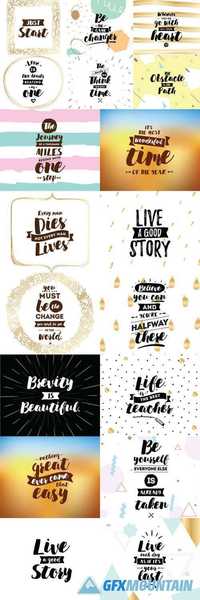 Typography for Poster, Invitation, Greeting Card or T-shirt