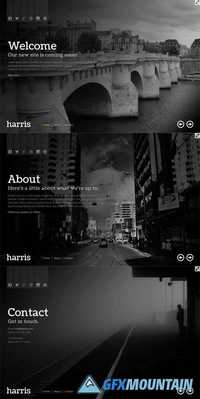 Harris - Coming Soon HTML Template - CM 939854
