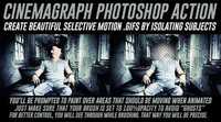 Graphicriver Cinemagraph Photoshop Action with Color Adjustment 15210812