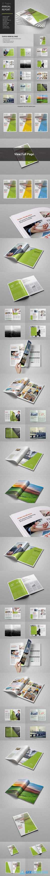 32 Pages Annual Report Template 908379