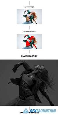 GraphicRiver - Gif Animated Lines Photoshop Action - 18096584