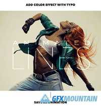 GraphicRiver - Gif Animated Lines Photoshop Action - 18096584