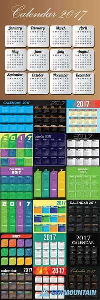 Calendar for 2017 year
