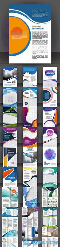Business brochure flyer design layout template
