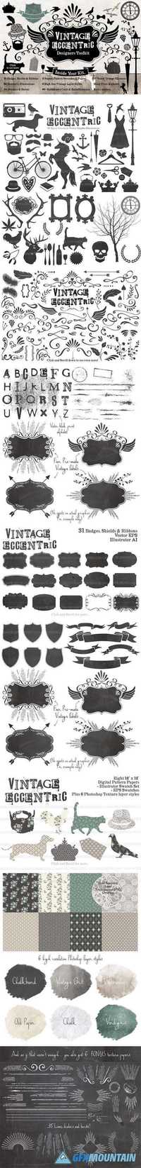  Vintage Eccentric Designers Toolkit 90008