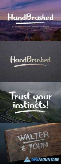 HandBrushed Font Family