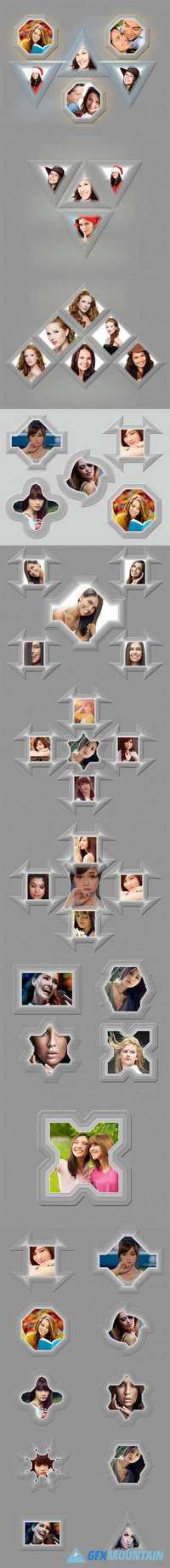 Photo Frame Template(20 in 02 PSD) 1019521