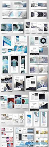 Templates for Design Brochure, Magazine, Flyer, Report