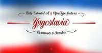 Yugoslavia – Calligraphic Font
