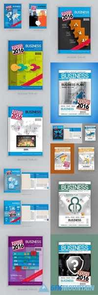 Templates for Brochure or Magazine 1